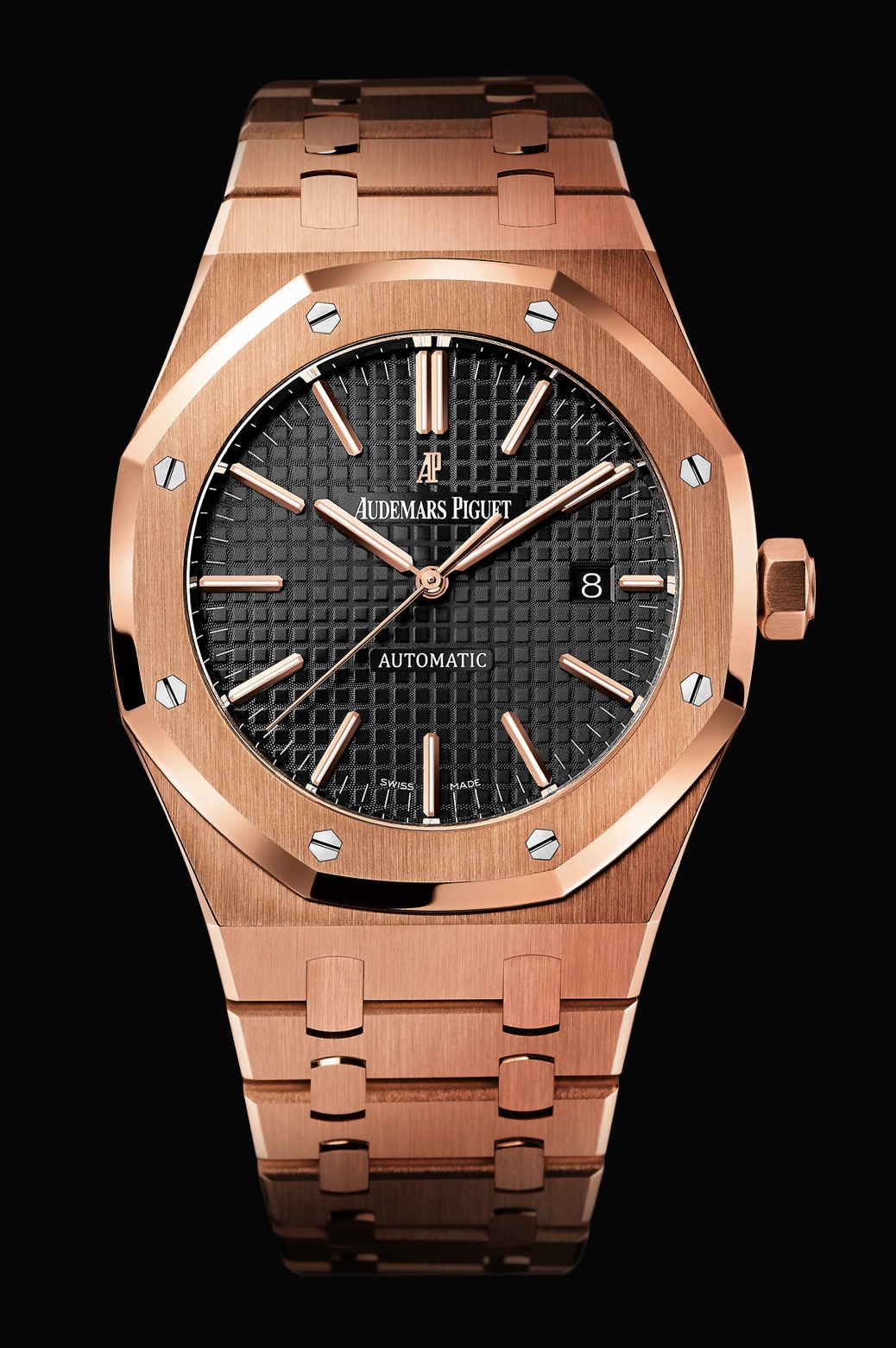 Audemars Piguet Royal Oak Automatic Pink Gold watch REF: 15400OR.OO.1220OR.01